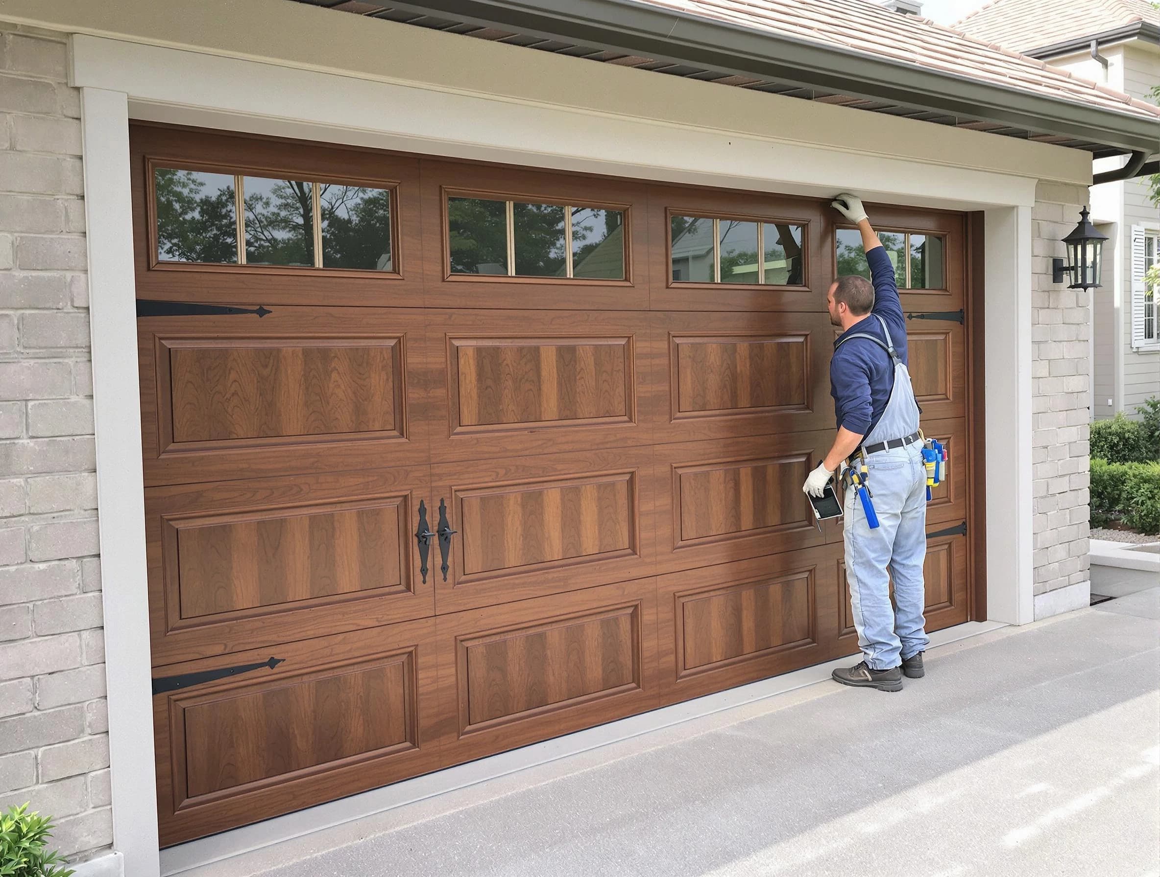 Custom garage door showcase by Cottondale Garage Door Repair in Cottondale