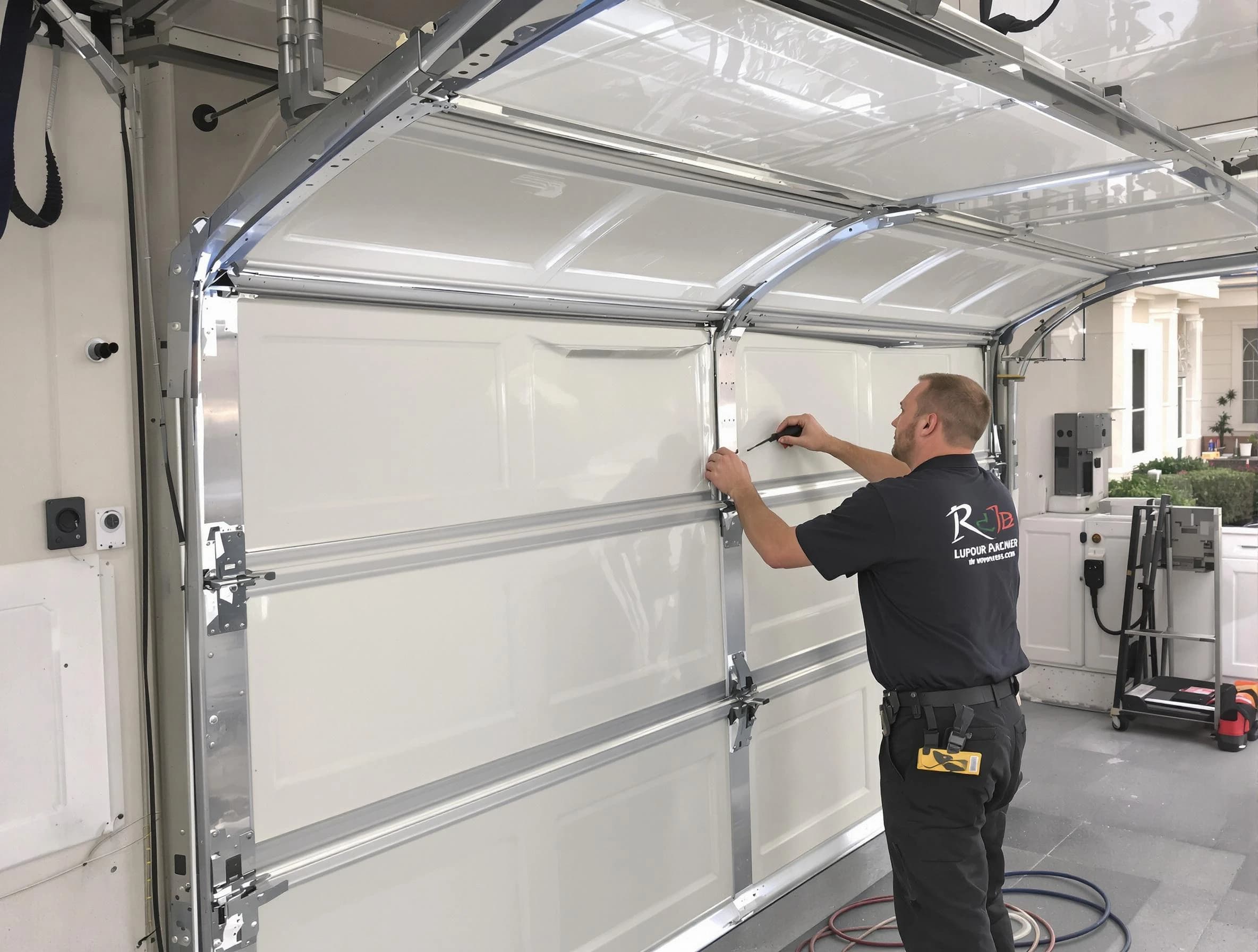 Cottondale Garage Door Repair professional performing panel repair in Cottondale