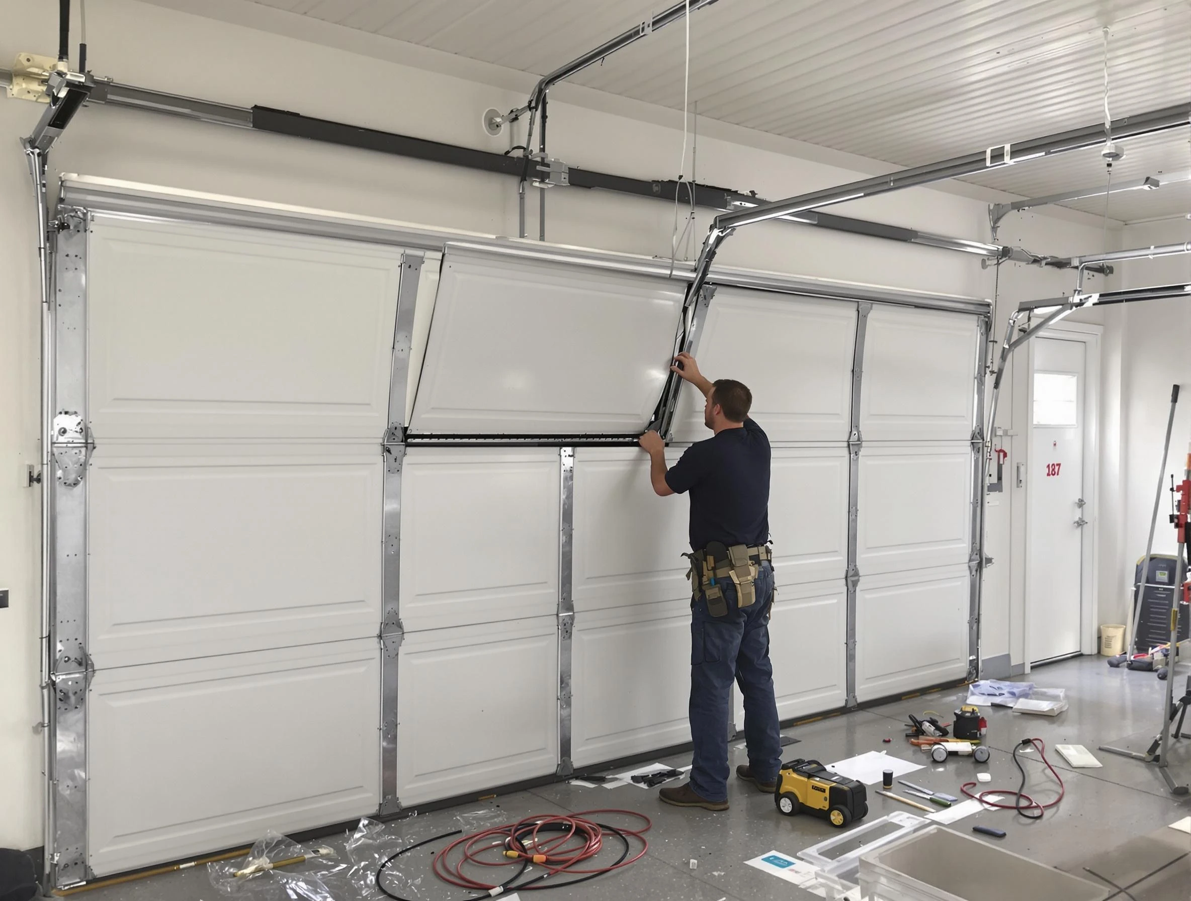Garage Door Section Replacement in Cottondale