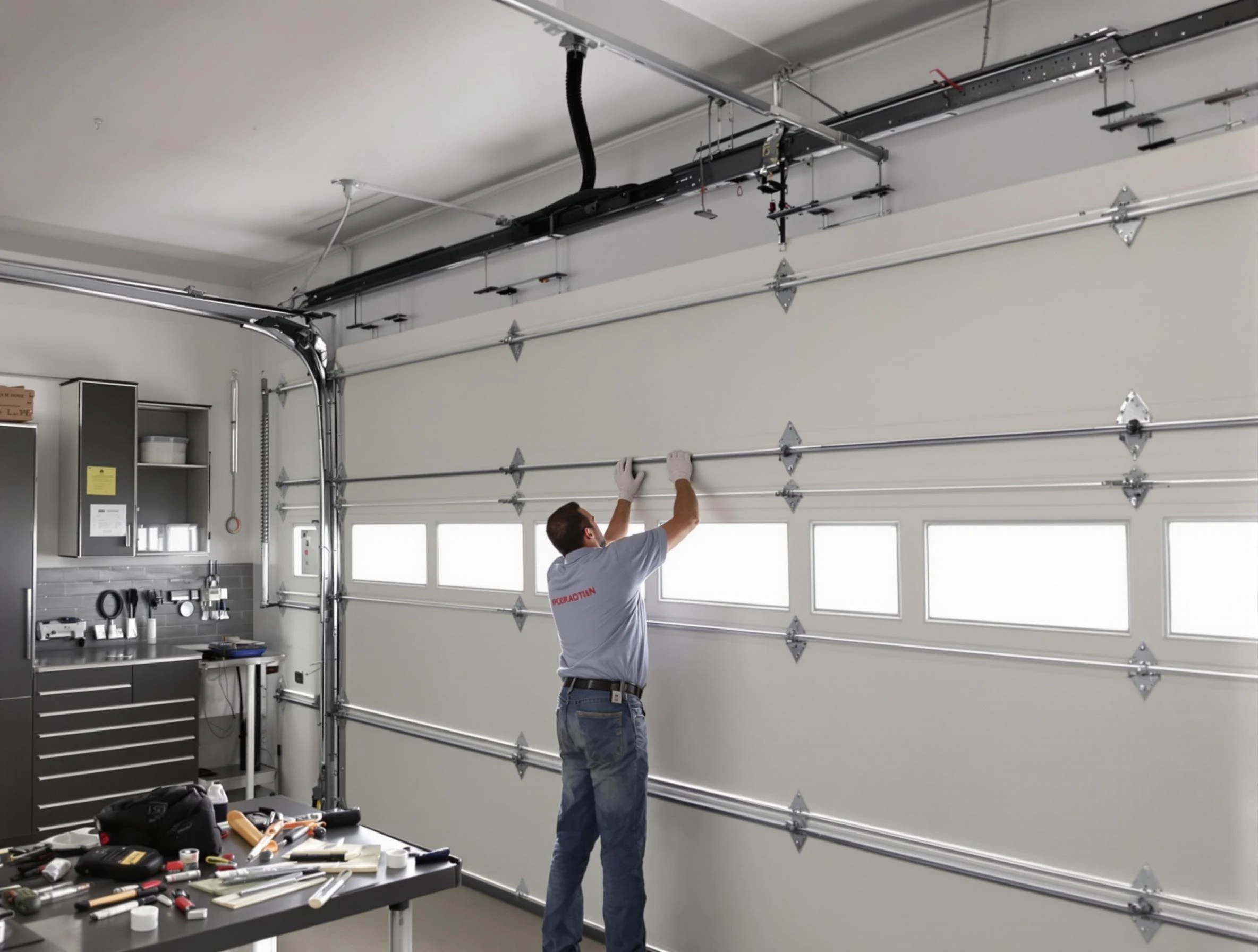 Garage Door Track Repair in Cottondale