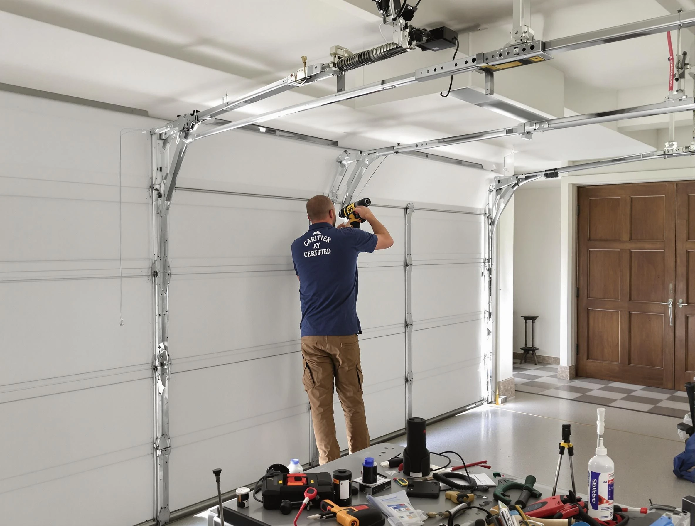 Cottondale Garage Door Repair certified technician performing precision garage door repair in Cottondale