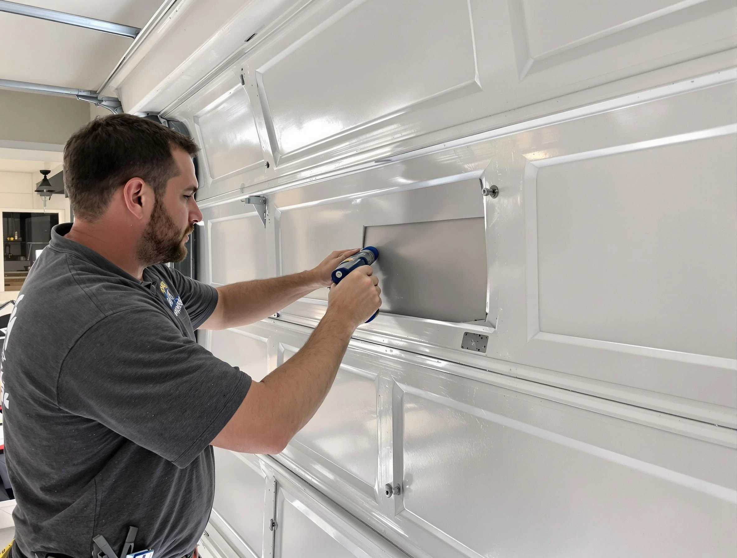 Garage door panel repair by Cottondale Garage Door Repair in Cottondale