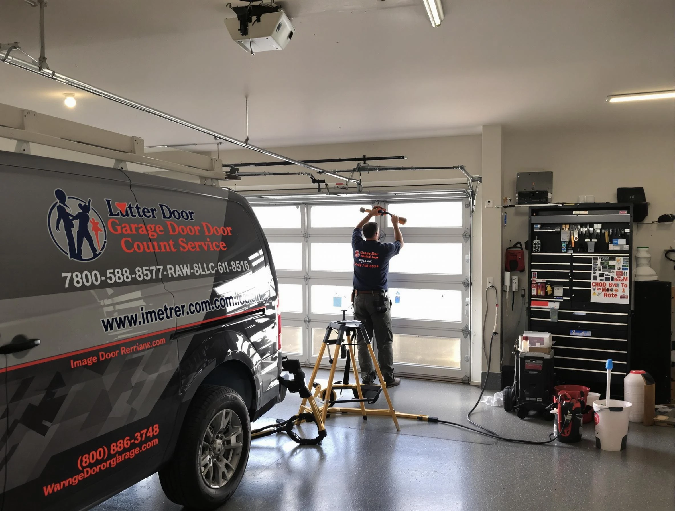 Cottondale Garage Door Repair team performing same-day garage door repair in Cottondale