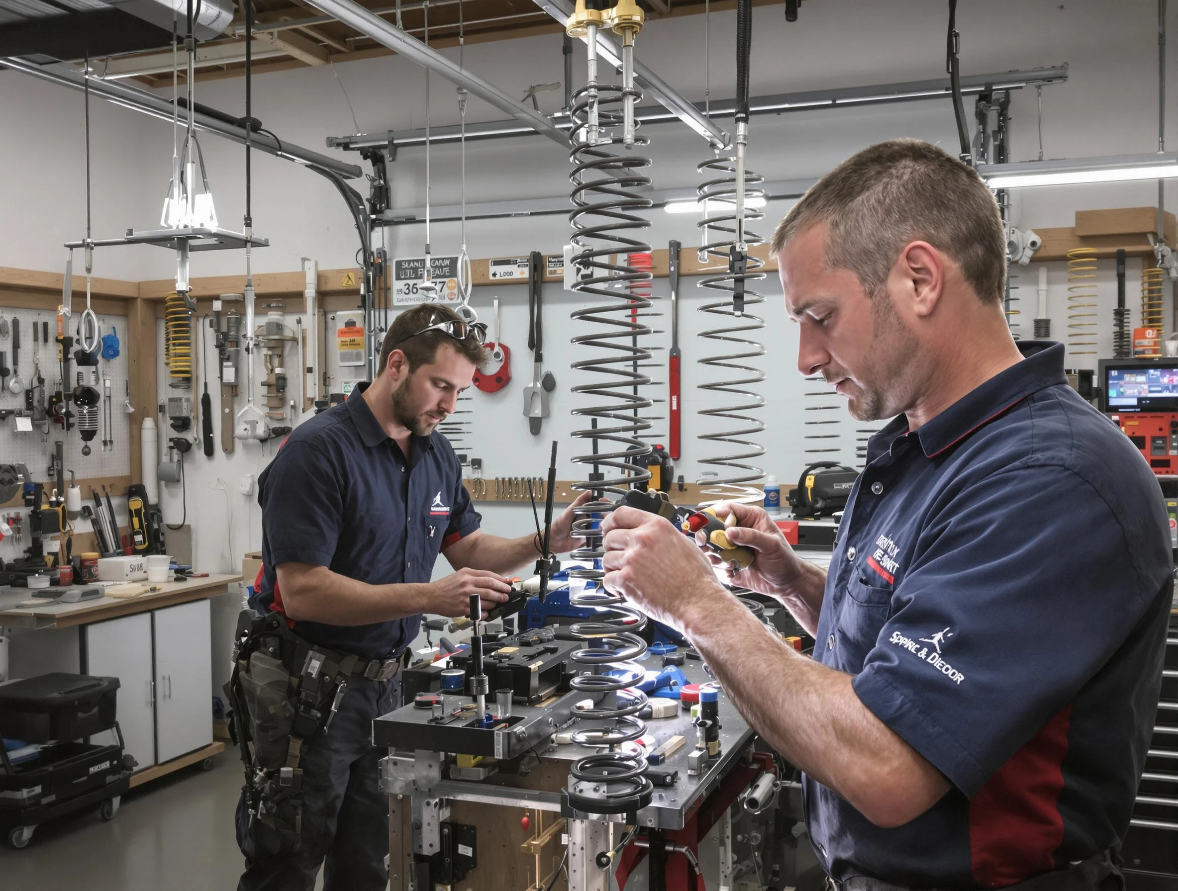 Garage door spring repair service by Cottondale Garage Door Repair in Cottondale