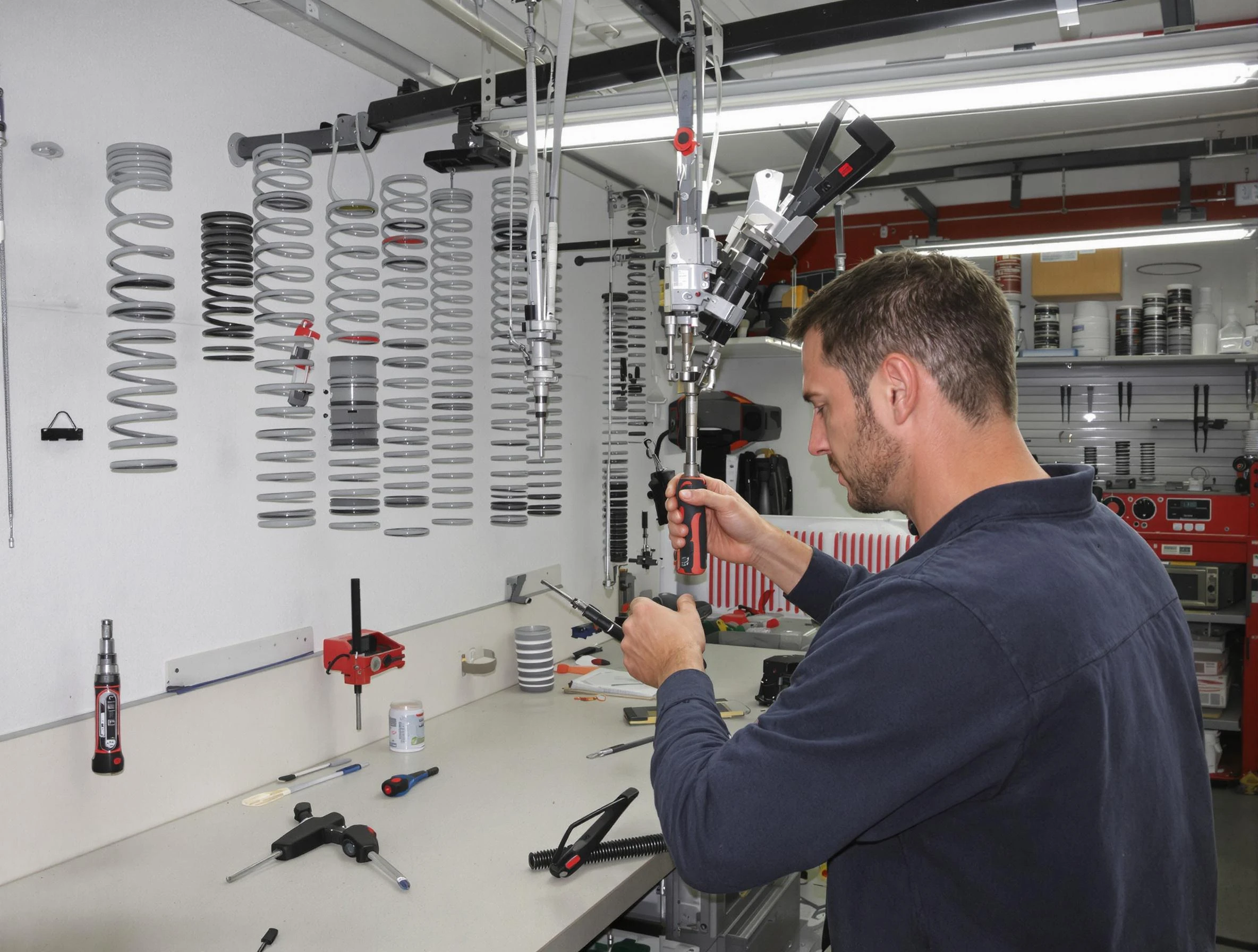Cottondale Garage Door Repair safety certified technician performing precision spring replacement in Cottondale